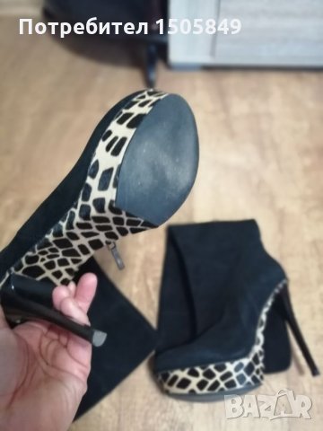 Ботуши от естествен велур и косъм, снимка 10 - Дамски ботуши - 27166330