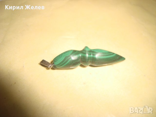 СКЪПОЦЕННА МАЛАХИТЕНА АРТ ВИСУЛКА КОЛИЕ МАЛАХИТ 21668, снимка 7 - Колиета, медальони, синджири - 32525390