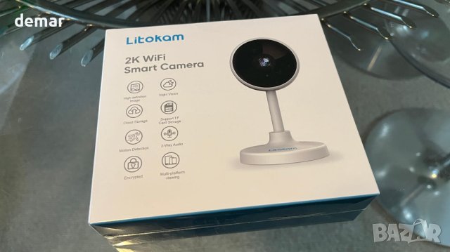 Камера за домашни любимци litokam, Камера за домашна охрана на закрито, снимка 9 - IP камери - 43972477