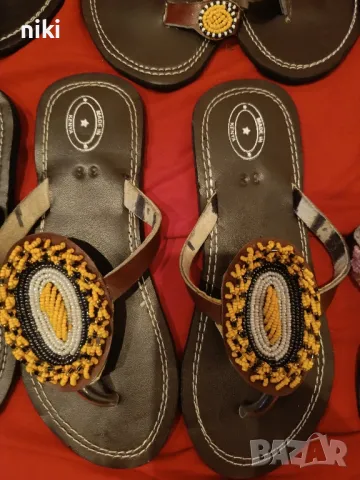 Кожени сандали , джапанки от Кения, снимка 3 - Джапанки - 47398994