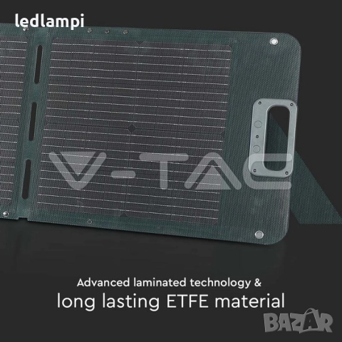 120W Портативен Сгъваем Соларен Панел, снимка 8 - Соларни лампи - 51701790