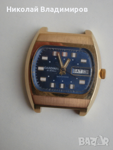 Cardinal руски рядък оригинален мъжки ръчен часовник, снимка 5 - Мъжки - 53565480
