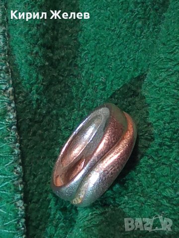 КРАСИВО ОРНАМЕНТИРАН АНГЛИЙСКИ СРЕБЪРЕН ВИНТИДЖ ПРЪСТЕН СРЕБРО 925 РЪЧНА ИЗРАБОТКА Тип ХАЛКА 40166, снимка 4 - Пръстени - 42795324