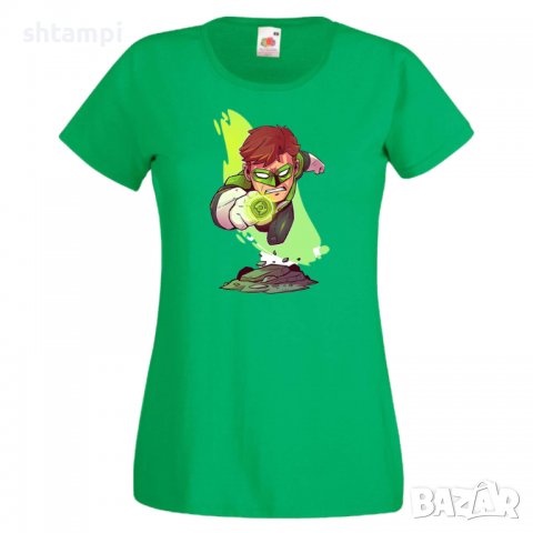 Дамска тениска DC Green Lantern Star Wars Игра,Изненада,Подарък,Геймър,, снимка 7 - Тениски - 36787174