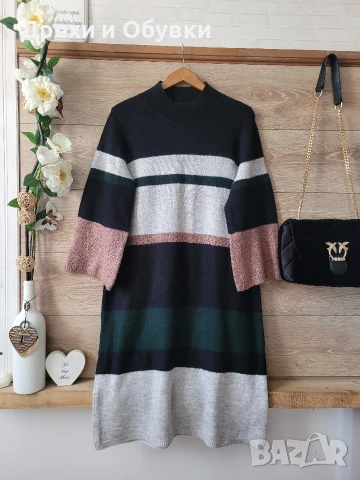 Рокля плетиво тип пуловер 