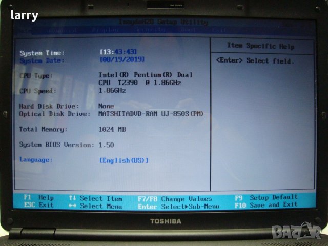 Toshiba Satellite L300-17L лаптоп на части, снимка 4 - Части за лаптопи - 26236916