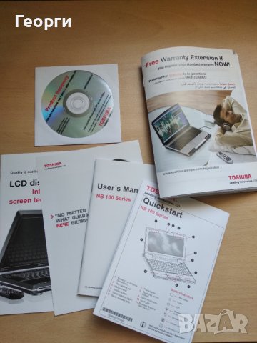 Лаптоп TOSHIBA NB100, снимка 11 - Лаптопи за работа - 43285529