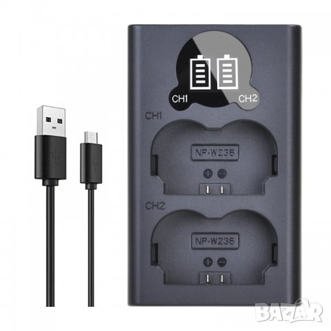 Зарядно за батерия за Fujifilm, NP-W235, NP W235, NPW235, X-T4, GFX 100S, GFX100S, XT4, VG-XT4