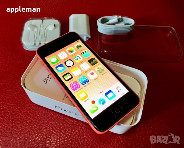 Apple iPhone 5c 8Gb розов Фабрично отключен, снимка 5 - Apple iPhone - 50507976