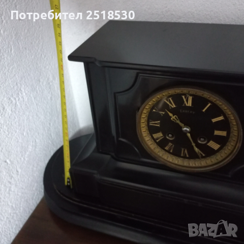 Старинен каминен часовник , снимка 4 - Антикварни и старинни предмети - 44861845