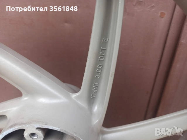 Джанти Grimeca от Cagiva mito 17MT x 4.00 и 17MT x 3.00 в много добро състояние., снимка 5 - Гуми и джанти - 52623074