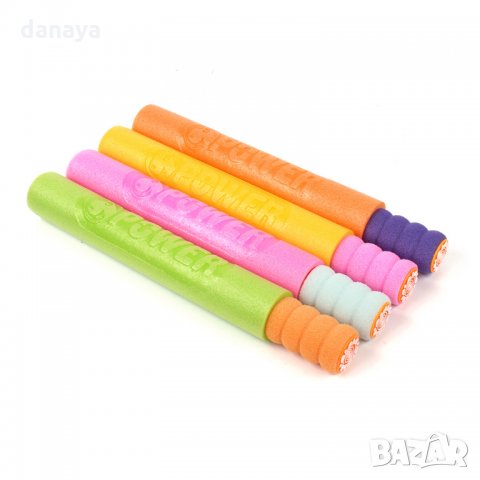 2123 Дунапренов воден пистолет тип тръба плажна играчка водна помпа, 38x5cm, снимка 5 - Надуваеми играчки - 32872757