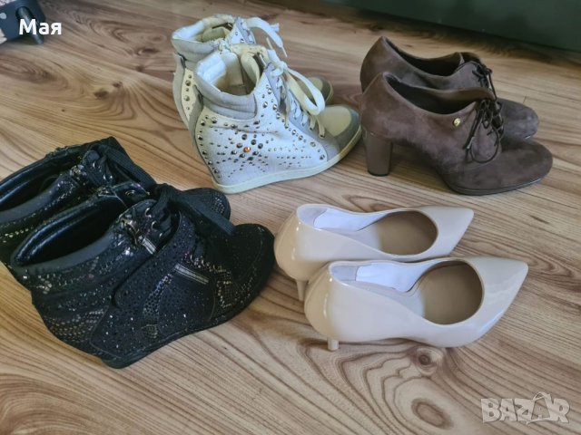 Дамски обувки и боти на платформа, снимка 3 - Дамски обувки на ток - 32984195