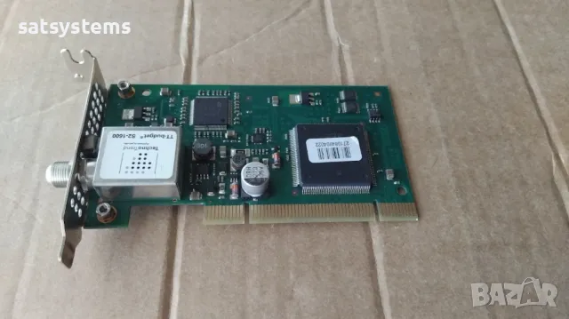 PCI DVB-S/S2 Tuner Card TechnoTrend TT-budget S2-1600 LP , снимка 5 - Други - 47841053