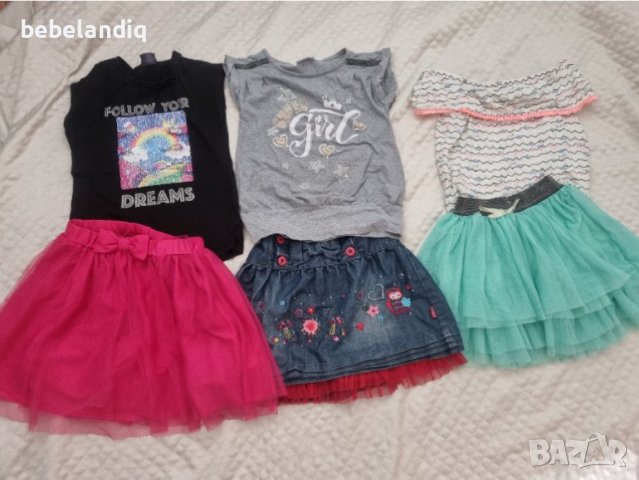 Три сет-а: поличка с блузка, 7-8 г.