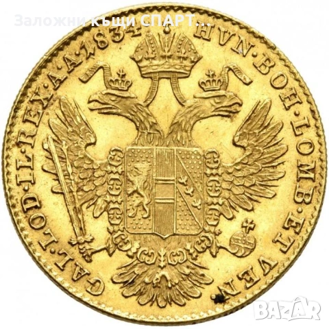  Златна монета 1 Дукат Франц 2, снимка 2 - Нумизматика и бонистика - 53380139