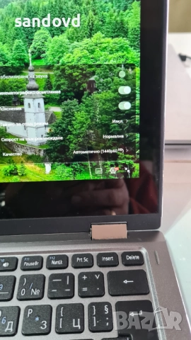 Разкошен коледен лаптоп ACER spin 1 sp111-32n цена 180лв, снимка 8 - Лаптопи за дома - 52837651