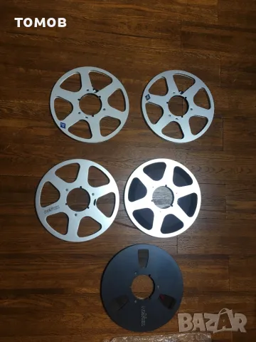 Алуминиеви метални Ролки 26,5 см магнетофон REVOX AGFA, снимка 3 - Аудиосистеми - 49556997