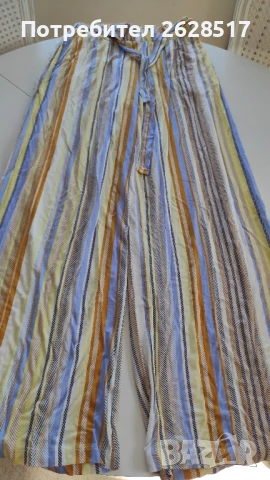 Дамски широк панталон размер S, снимка 2 - Панталони - 51021433