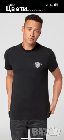 Оригинални тениски Porsche Design, снимка 2 - Тениски - 47864724