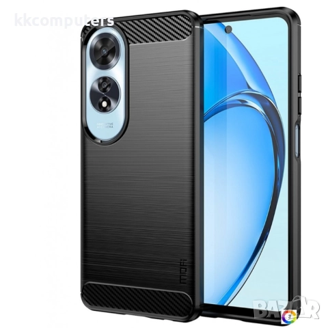 Oppo A60 4G MOFI Carbon Fiber Калъф и Протектор, снимка 3 - Калъфи, кейсове - 52978390