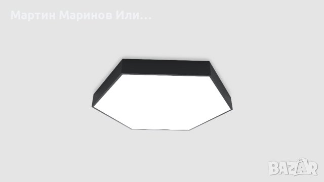 LED Плафониера Hexagon, снимка 1 - Лед осветление - 43370539