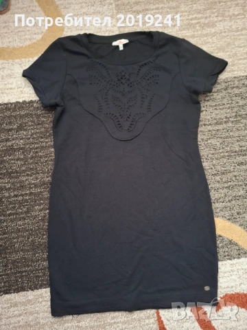 Черна плътна туника Sensation