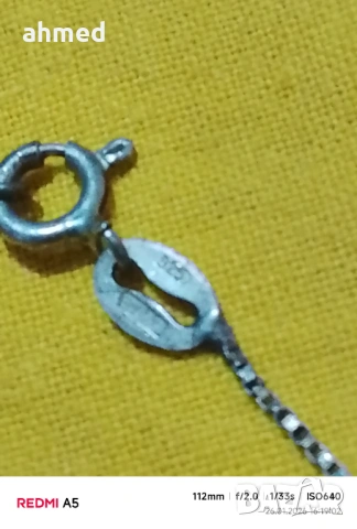 Красиво сребрено колие сес естествен кристали, снимка 6 - Колиета, медальони, синджири - 53233747