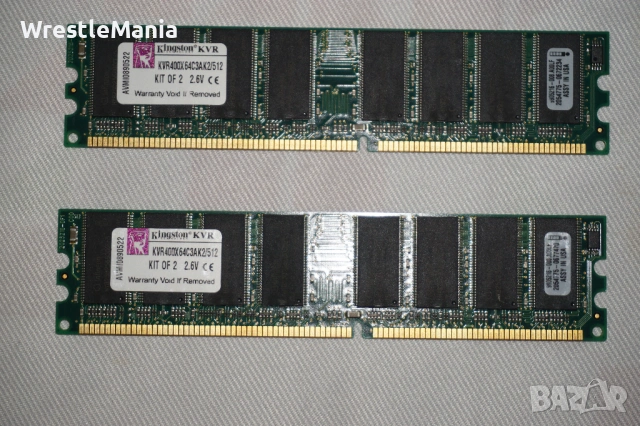 16бр DDR RAM ПАМЕТ Kingston/ADATA/PQI/Nanya/Infineon/VDATA Тествана и Работеща за Настолен Компютър, снимка 8 - RAM памет - 53185509