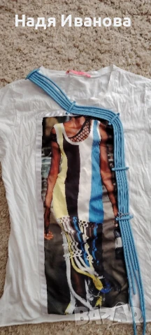 много свежа тениска , снимка 2 - Тениски - 50442959