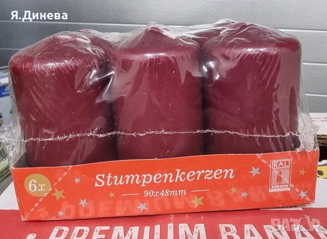 Романтични свещи 6бр в комплект , снимка 3 - Други стоки за дома - 50797010