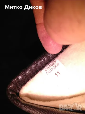 Ръкавици естествена кожа на Силвер Пазарджик нови размер 11 с подплата, снимка 4 - Ръкавици - 47866976