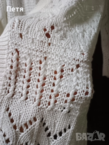 нова бяла памучна жилетка , снимка 2 - Жилетки - 52502004