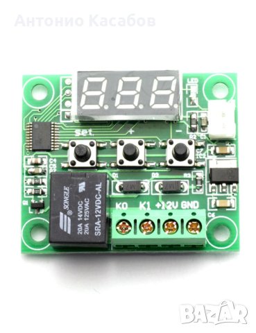 Дигитален термостат W1209 12V DC + СОНДА + КОРПУС, снимка 2 - Друга електроника - 43506551