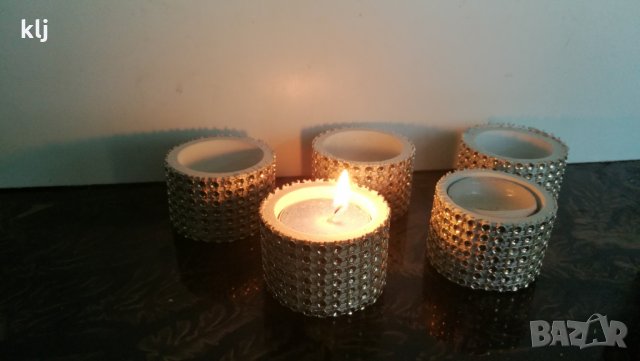 Свещници за чаени свещи, снимка 4 - Статуетки - 27714303