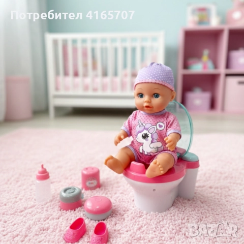 Пишкащо бебе с пееща тоалетна Tutu Love – Забава и урок за малките, снимка 2 - Кукли - 52842918