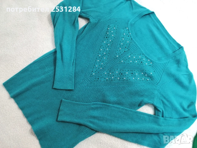 Дамска блуза, плетиво, пуловер размер М-Л , снимка 10 - Блузи с дълъг ръкав и пуловери - 27514316
