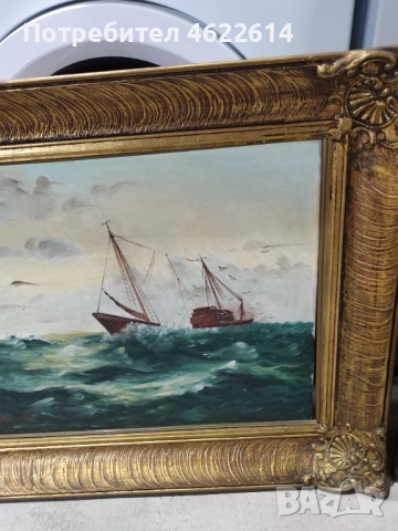 КРАСИВА АВТОРСКА КАРТИНА МАСЛЕНИ БОИ ВЪРХУ ПЛАТНО , снимка 5 - Картини - 53117957