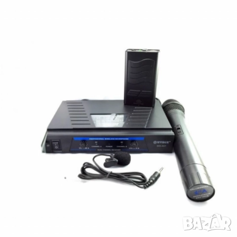 Безжичен микрофон WVNGR WG-007 – стабилен сигнал, ясен звук, пълна свобода на движение, снимка 2 - Друга електроника - 52038579