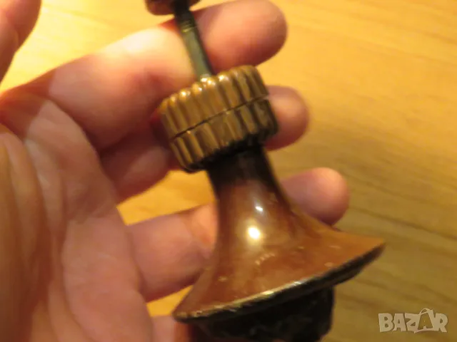 Старинна дръжка за врата с лъвска глава - Двустранна красота за твоя дом - Покажи класа и стил . , снимка 2 - Антикварни и старинни предмети - 49702741