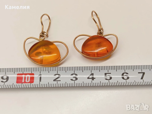 Руско злато , снимка 3 - Обеци - 52375598