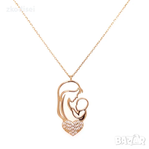 Златно колие 2,18гр. 41,0см. 14кр. проба:585 модел:32111-3, снимка 1