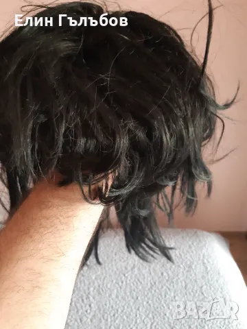 Перука, черна синтетична, снимка 6 - Аксесоари за коса - 50299724