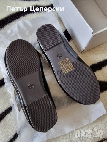 Детски официални обувки в черно НОВИ, снимка 2 - Детски обувки - 52773370