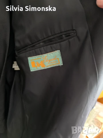 Черен мъжки костюм, снимка 3 - Костюми - 50747683