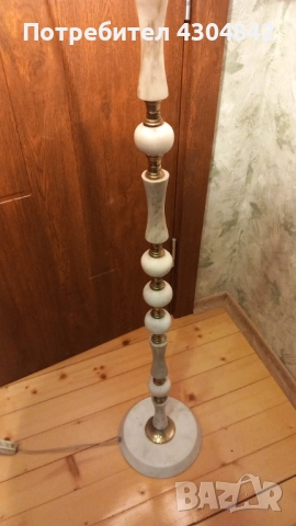 Мраморен лампион , снимка 3 - Лампиони - 52161962