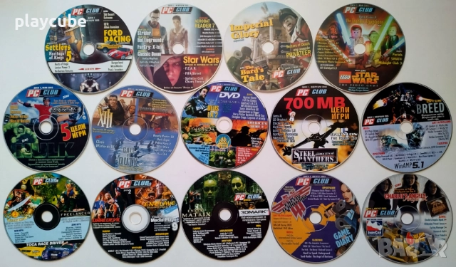 Дискове от PC Mania, PC Club, Master Games, Workshop и др.