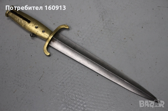 Интересен щик с бронзова дръжка . Английски?, снимка 2 - Антикварни и старинни предмети - 51453149