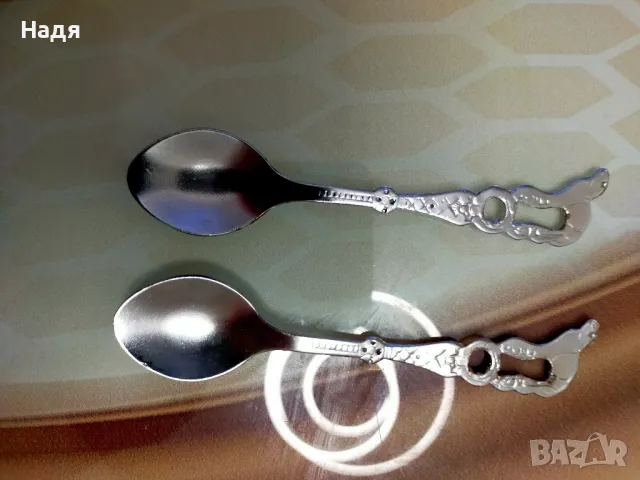 Оригинални лъжички за кафе,чай, сладко , снимка 2 - Прибори за хранене, готвене и сервиране - 49216702