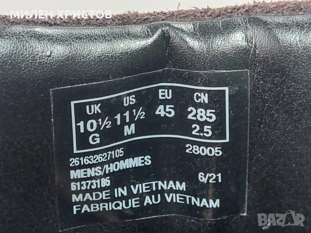 CLARKS Topton Mid-Естествена кожа(Като Нови)-№45, снимка 15 - Мъжки боти - 53339112